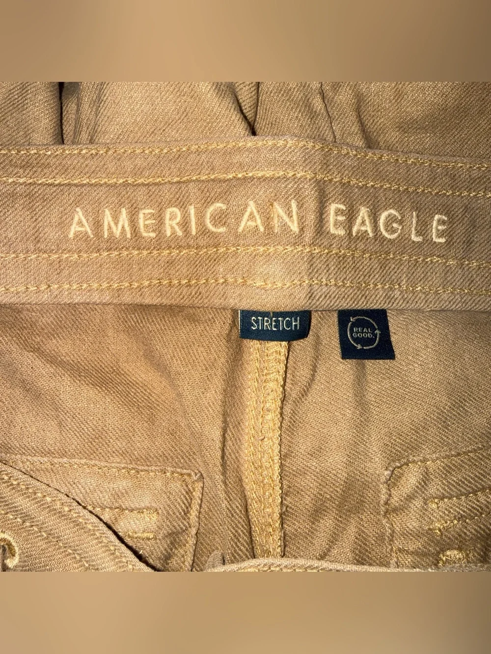 American Eagle Dreamy Drape Drawstring Baggy Wide Leg Cargo Pants women’s sz 8